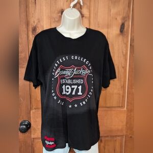 Barrett Jackson Black Graphic Lm Women's Tee‎